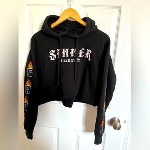 Blackcraft Cult Sinner Crop Hoodie